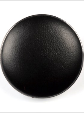 Shank Back Zamac Button – 24L/15mm – Black with Silver Metal Rim Shank Back Zamac Button – 24L/15mm – Black with Silver Metal Rim