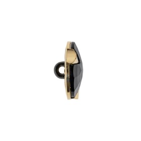 Black/Gold Rhinestone Button – 28L/18mm Black/Gold Rhinestone Button – 28L/18mm