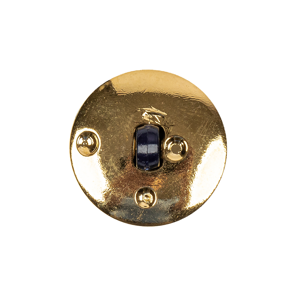 Navy/Gold Rhinestone Button – 36L/23mm Navy/Gold Rhinestone Button – 36L/23mm