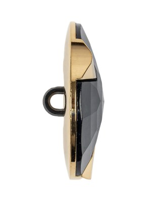 Navy/Gold Rhinestone Button – 54L/34mm Navy/Gold Rhinestone Button – 54L/34mm