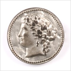 Silver Coin Metal Shank Back Button – 32L/20mm Silver Coin Metal Shank Back Button – 32L/20mm
