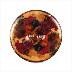 Floral Coconut Button – 28L/18mm Floral Coconut Button – 28L/18mm