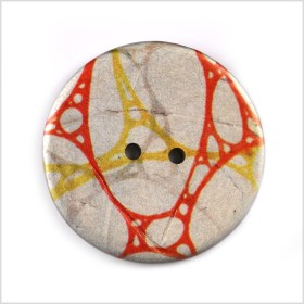 Multicolor Abstract Coconut Button – 48L/30.5mm Multicolor Abstract Coconut Button – 48L/30.5mm