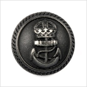 Black Spazz Anchor Button – 24L/15mm Black Spazz Anchor Button – 24L/15mm