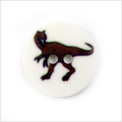 White Kids T-Rex Button – 24L/15mm White Kids T-Rex Button – 24L/15mm