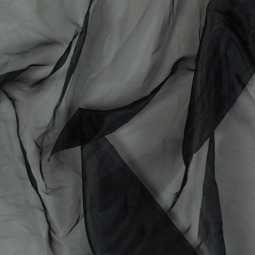 2-Ply Polyester Organza – Black – Zelda Collection 2-Ply Polyester Organza – Black – Zelda Collection