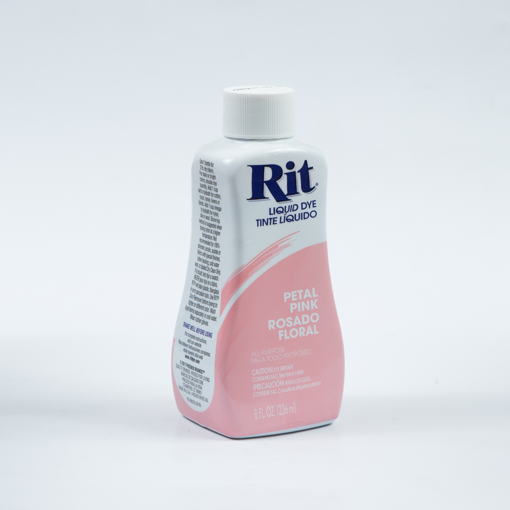 Rit All-Purpose Liquid Fabric Dye – Petal Pink – 8oz Bottle Rit All-Purpose Liquid Fabric Dye – Petal Pink – 8oz Bottle