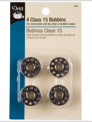 Dritz Class 15 Metal Bobbins – 4 Ct. Dritz Class 15 Metal Bobbins – 4 Ct.