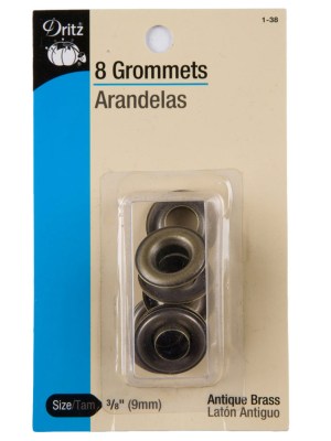 Dritz Antique Brass Grommets Size 3/8 – 8ct Dritz Antique Brass Grommets Size 3/8 – 8ct