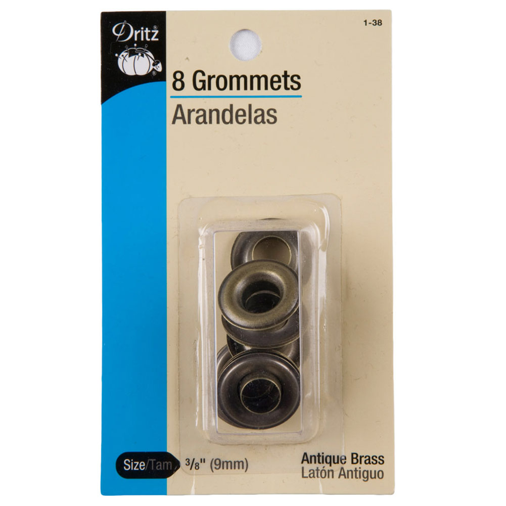 Dritz Antique Brass Grommets Size 3/8 – 8ct Dritz Antique Brass Grommets Size 3/8 – 8ct