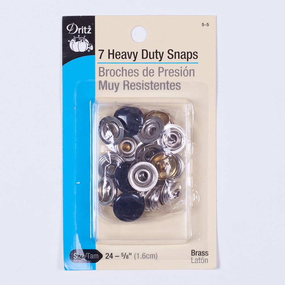 Dritz Navy Heavy Duty Snaps – 7 Ct Dritz Navy Heavy Duty Snaps – 7 Ct
