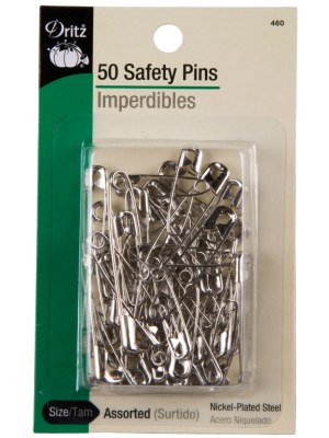 Dritz Assorted Size 00, 1, 2 & 3 Safety Pins – 50ct Dritz Assorted Size 00, 1, 2 & 3 Safety Pins – 50ct