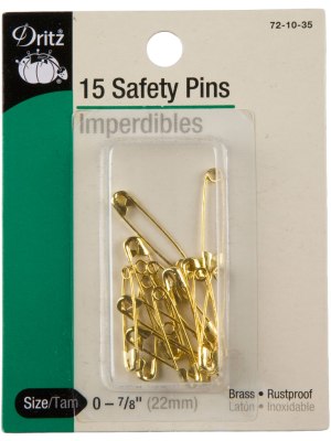 Dritz Safety Pins Size 0-7/8″ – 15ct Dritz Safety Pins Size 0-7/8″ – 15ct