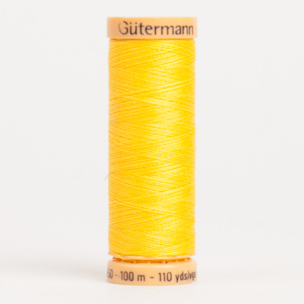 Gutermann Cotton Thread 100m – 1640 Canary Yellow Gutermann Cotton Thread 100m – 1640 Canary Yellow