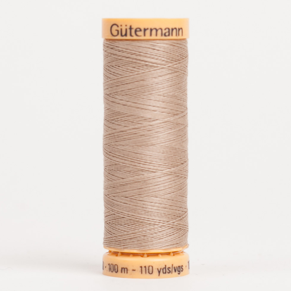 Gutermann Cotton Thread 100m – 2700 Dover Beige Gutermann Cotton Thread 100m – 2700 Dover Beige