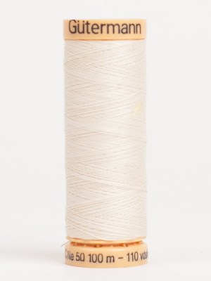 Gutermann Cotton Thread 100m – 1240 Ecru Gutermann Cotton Thread 100m – 1240 Ecru