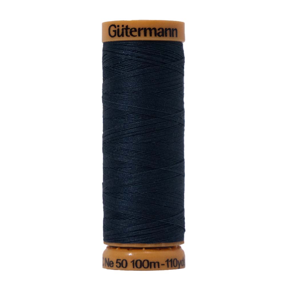 Gutermann Natural Cotton Thread 100m – 6230 Navy Gutermann Natural Cotton Thread 100m – 6230 Navy