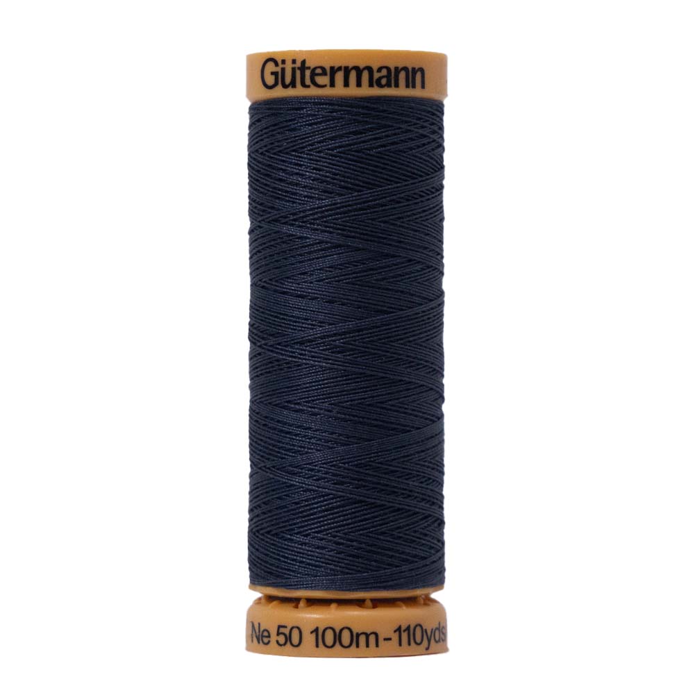 Gutermann Natural Cotton Thread 100m – 7400 Slate Board Gray Gutermann Natural Cotton Thread 100m – 7400 Slate Board Gray