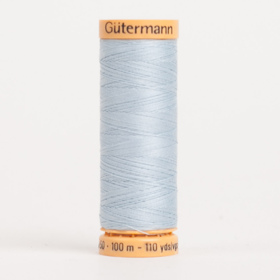 Gutermann Cotton Thread 100m – 7521 Light Dawn Blue Gutermann Cotton Thread 100m – 7521 Light Dawn Blue