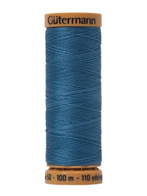 Gutermann Natural Cotton Thread 100m – 7440 Medium Blue Sky Gutermann Natural Cotton Thread 100m – 7440 Medium Blue Sky