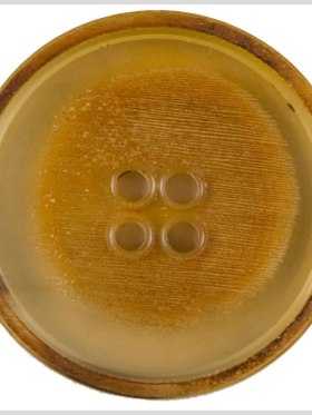 Horn 4-Hole Button – 32L/20mm – Tan and Brown Narrow Rim Horn 4-Hole Button – 32L/20mm – Tan and Brown Narrow Rim