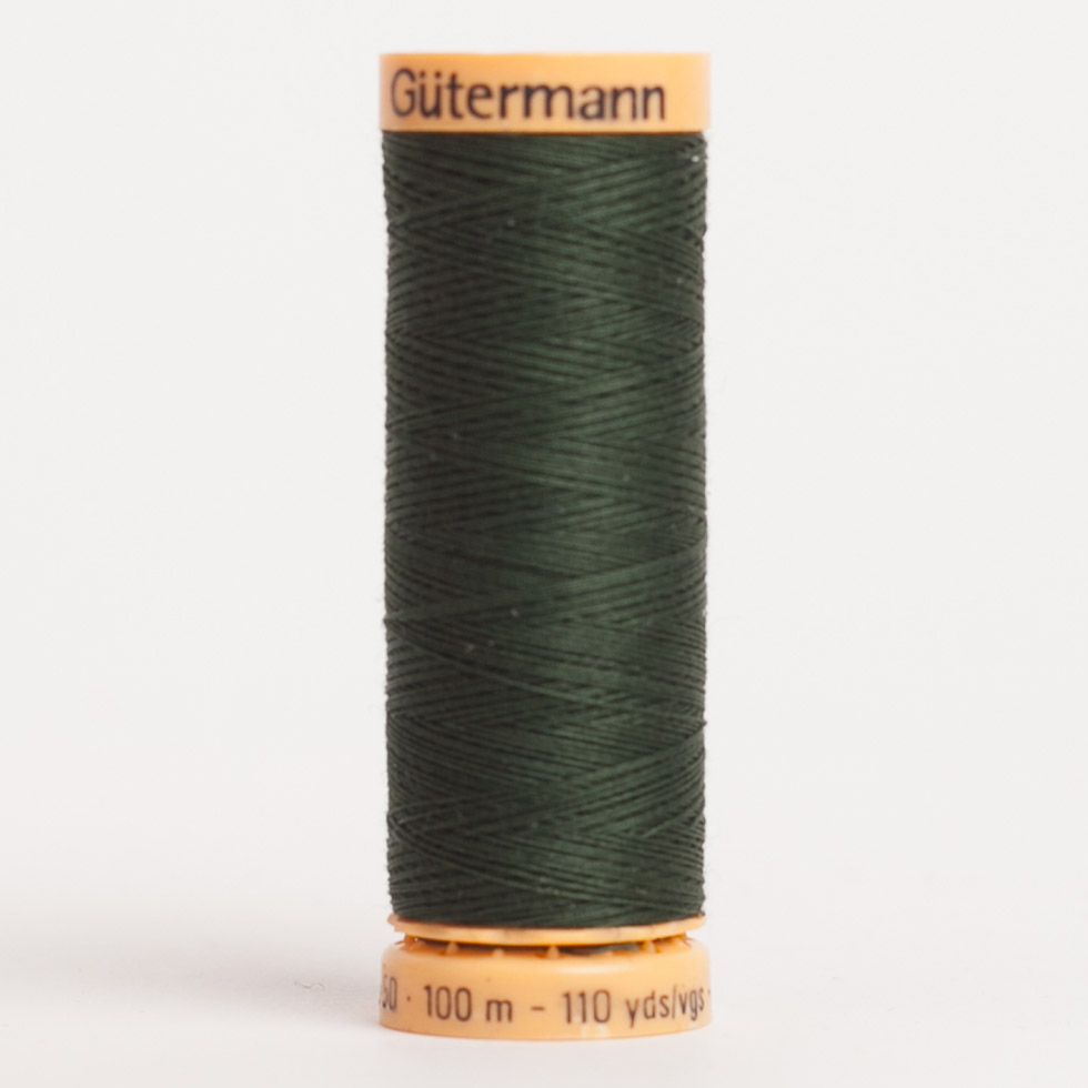 Gutermann Cotton Thread 100m – 8640 Dark Spruce Gutermann Cotton Thread 100m – 8640 Dark Spruce