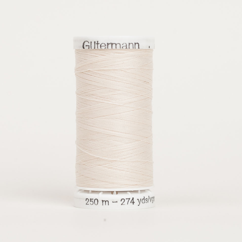 Gutermann Sew All Thread 250m – 22 Egg Shell Gutermann Sew All Thread 250m – 22 Egg Shell