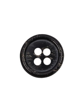 Black Horn Button – 24L/15mm Black Horn Button – 24L/15mm