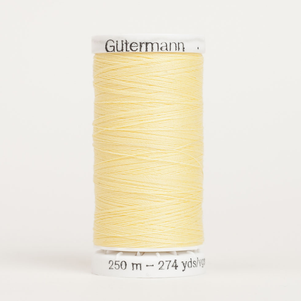Gutermann Sew All Thread 250m – 805 Pastel Yellow Gutermann Sew All Thread 250m – 805 Pastel Yellow