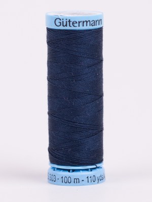 Gutermann Silk Thread 100m – 339 Dark Midnight Gutermann Silk Thread 100m – 339 Dark Midnight
