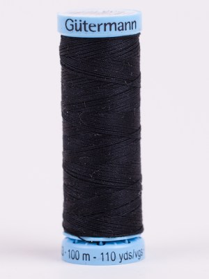 Gutermann Silk Thread 100m – 000 Black Gutermann Silk Thread 100m – 000 Black