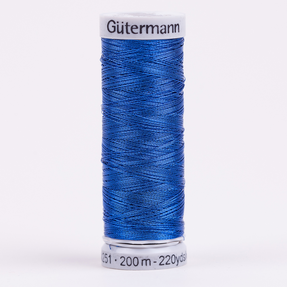 Gutermann Metallic Thread 200m – 315 Royal Blue Gutermann Metallic Thread 200m – 315 Royal Blue