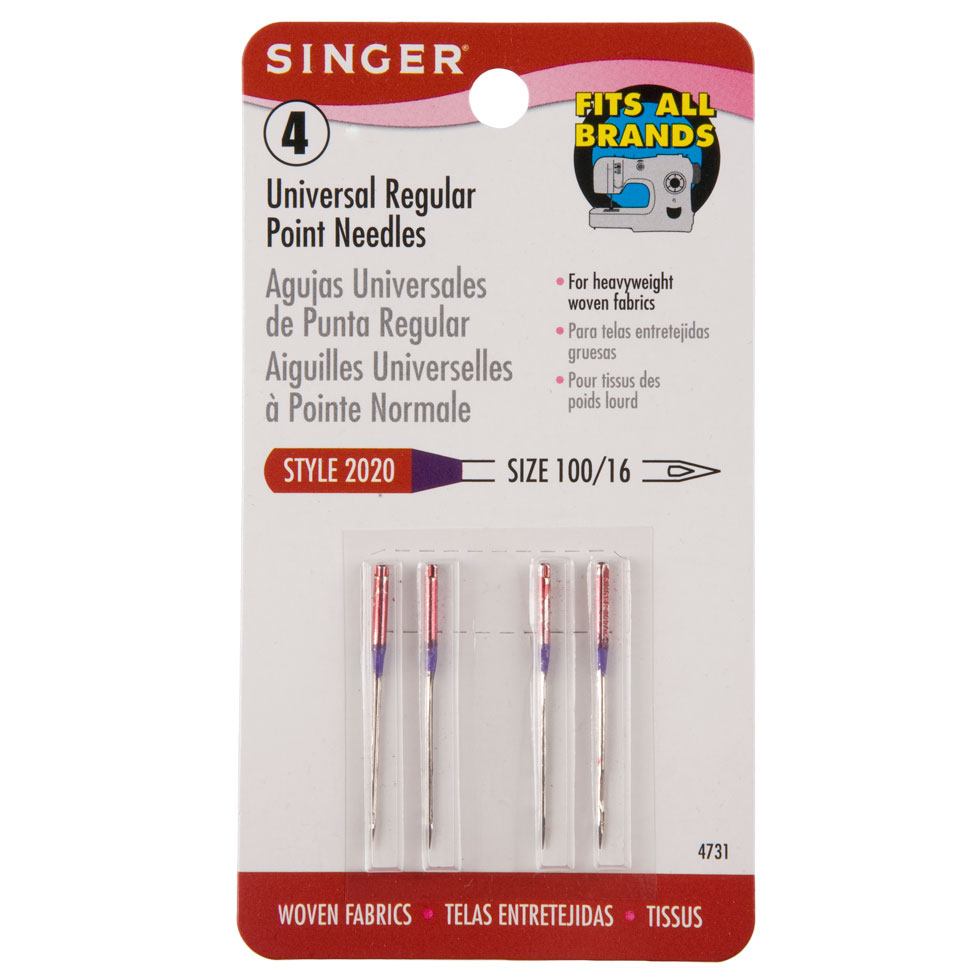 Singer Universal Regular Point Needles Size 100/16 Singer Universal Regular Point Needles Size 100/16