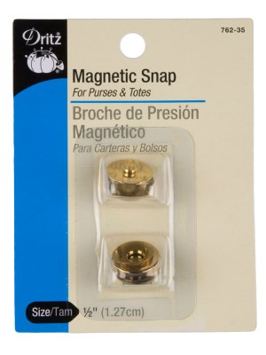 Dritz Gold Magnetic Snaps Size 1/2″ – 2ct Dritz Gold Magnetic Snaps Size 1/2″ – 2ct