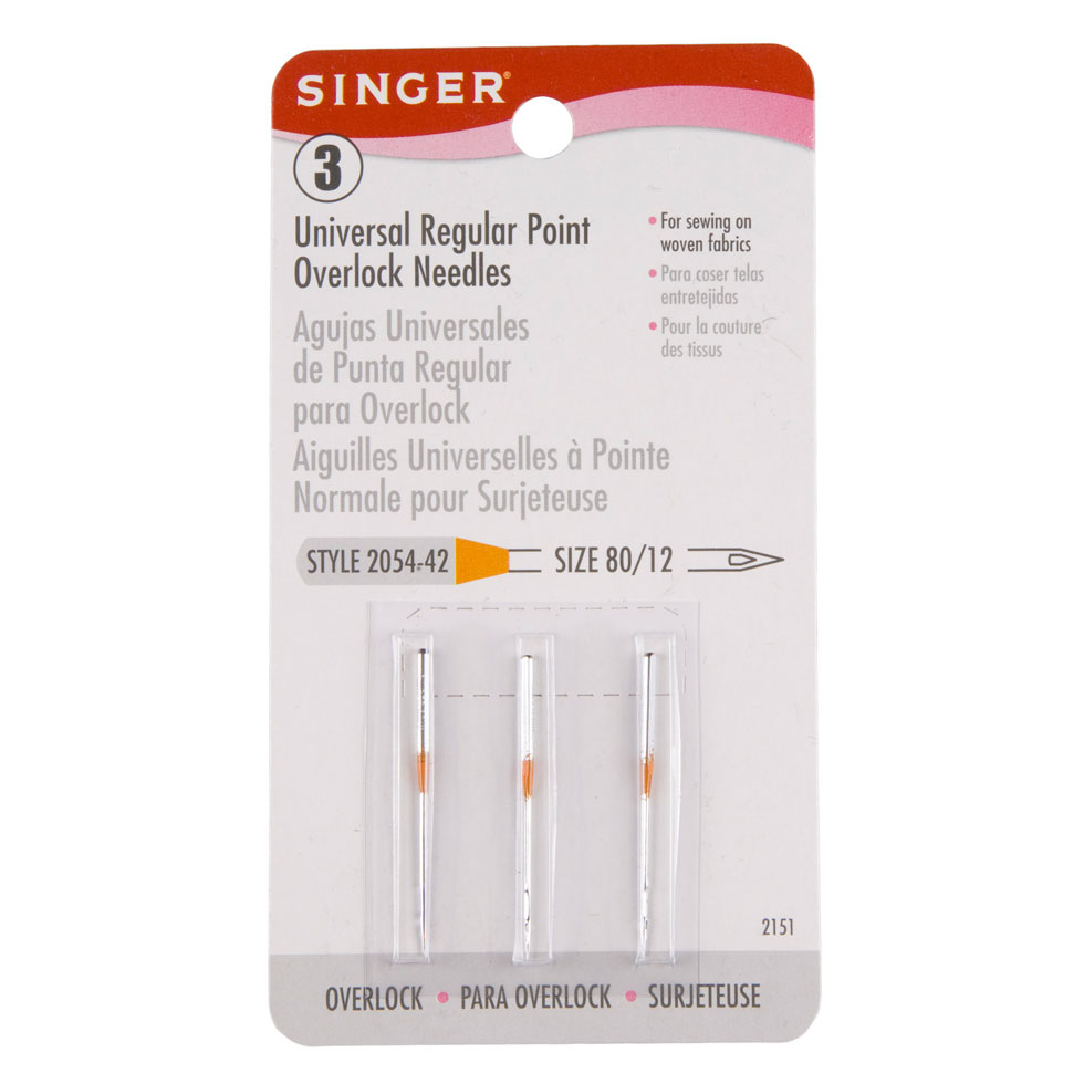 Singer Overlock Machine Needles Size 80/12 Singer Overlock Machine Needles Size 80/12