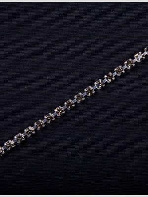 Black Diamond/Silver Metal & Czech Rhinestone Black Diamond/Silver Metal & Czech Rhinestone