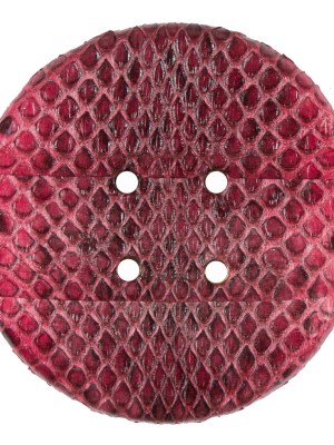 Formula One Snakeskin Covered 4-Hole Button – 96L/61mm Formula One Snakeskin Covered 4-Hole Button – 96L/61mm