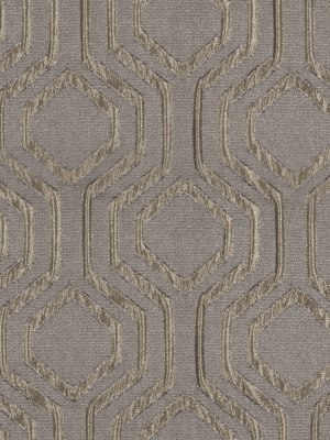 Gunmetal Geometric Brocade Gunmetal Geometric Brocade