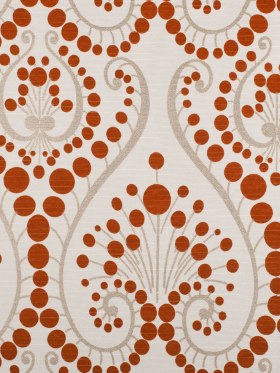 Orange Swirls Cotton Blend Orange Swirls Cotton Blend