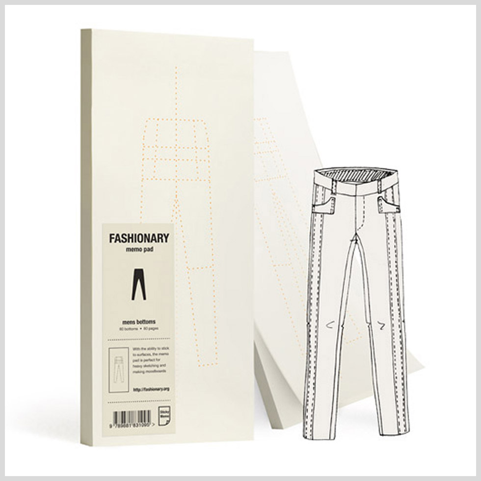 Fashionary Men’s Bottoms Memo Pad Fashionary Men’s Bottoms Memo Pad