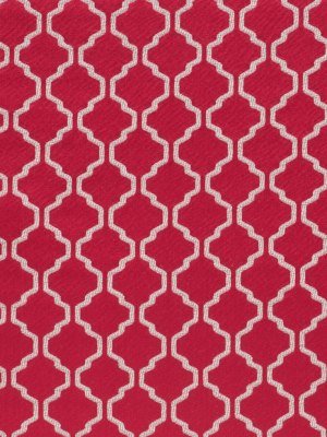Paprika Geometric Trellis Polyester Paprika Geometric Trellis Polyester