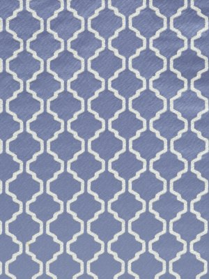 Sky Geometric Trellis Polyester Sky Geometric Trellis Polyester