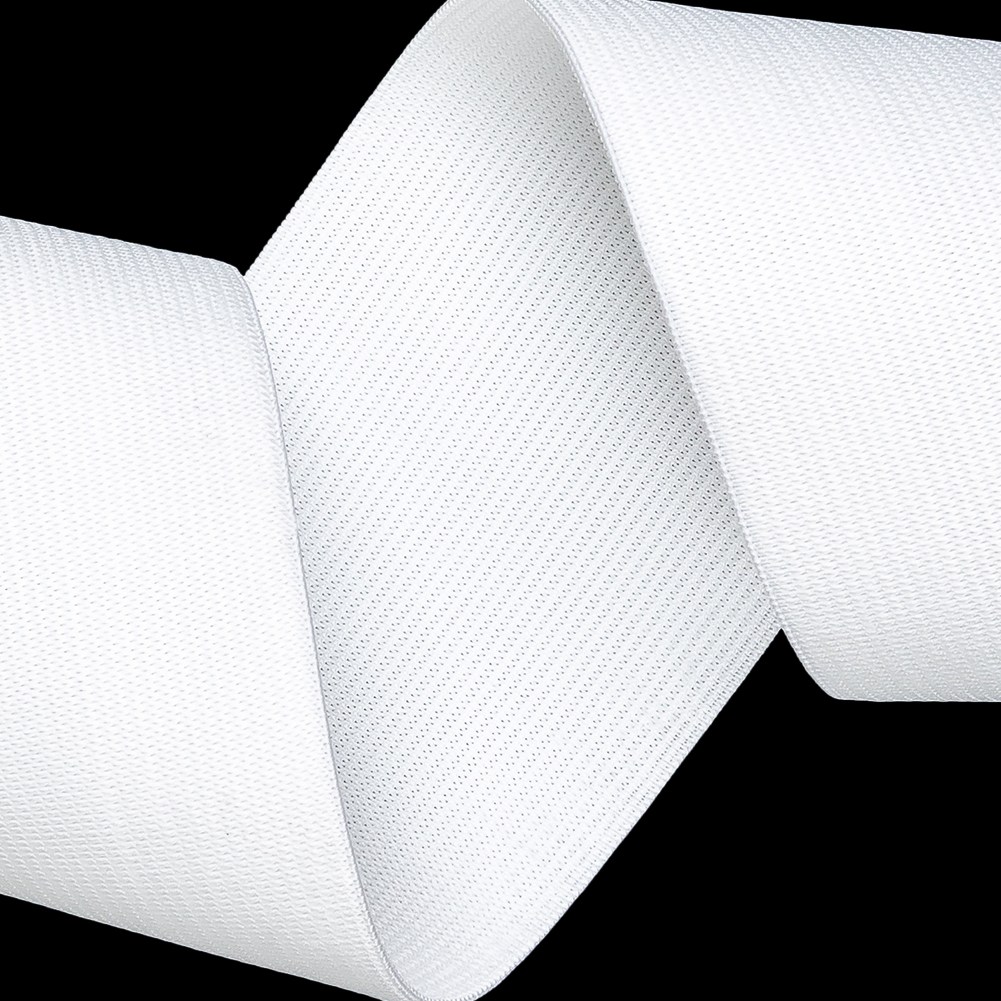 3" White Elastic