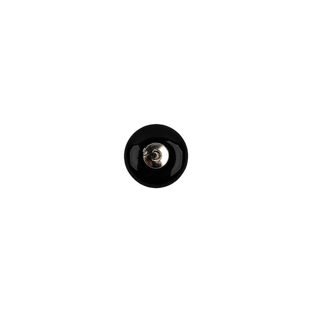 Black Glass Button – 12L/7.5mm Black Glass Button – 12L/7.5mm