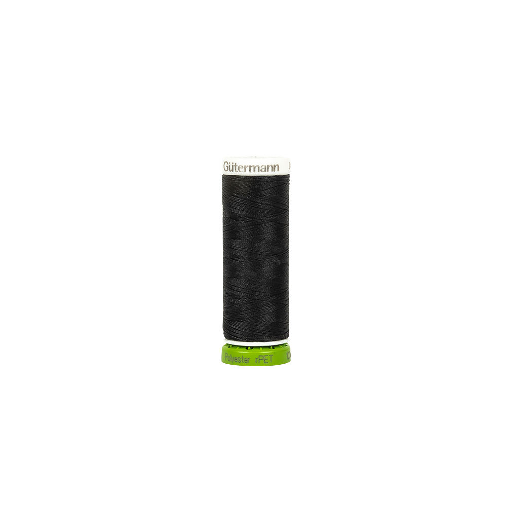 Gutermann Recycled Polyester Thread 100m - 000 Black