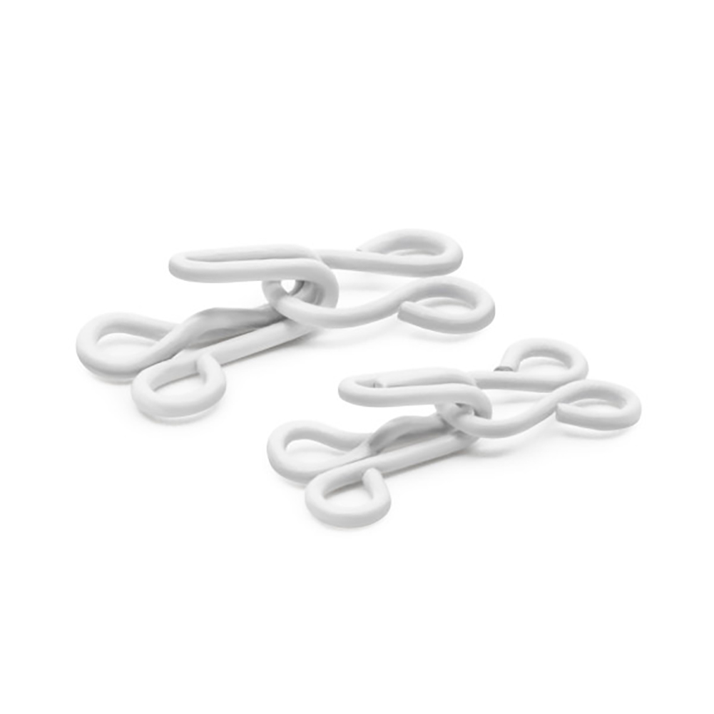 Dritz Hooks & Eyes - White - Sizes 1 & 2, 20 Sets