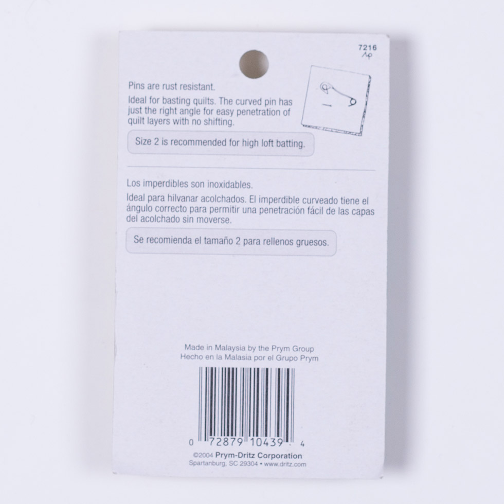 Dritz Curved Safety Pins - 40 Ct