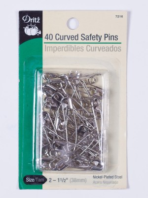 Dritz Curved Safety Pins – 40 Ct Dritz Curved Safety Pins – 40 Ct