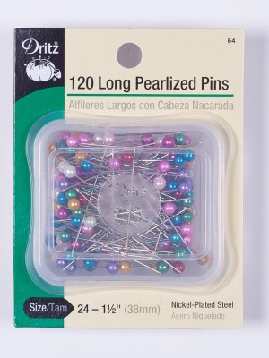 Dritz Long Pearlized Pins – 120ct Dritz Long Pearlized Pins – 120ct