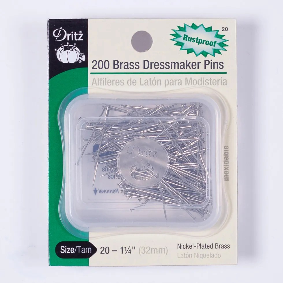 Dritz Brass Dressmaker Pins – 200ct Dritz Brass Dressmaker Pins – 200ct